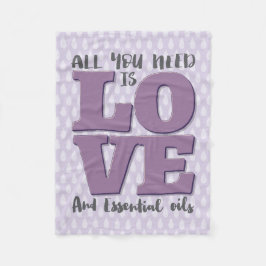 Alles, das Sie benötigen, ist LIEBE und ÖLE Fleecedecke
