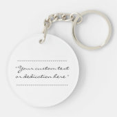 Alles, das Sie wollen, ist auf der anderen Seite Schlüsselanhänger (Rückseite)