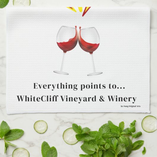 Alles deutet auf ... Geschirrtücher (Gefaltet)