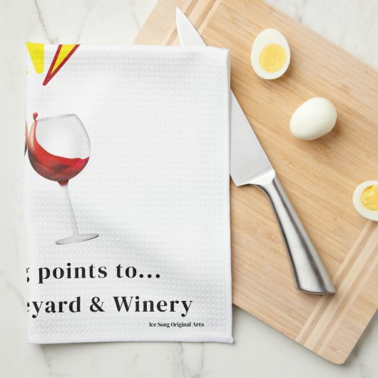 Alles deutet auf ... Geschirrtücher (Viertel Falte)