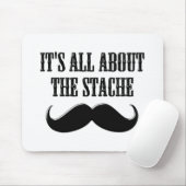 Alles dreht sich um den Stache Mousepad (Mit Mouse)