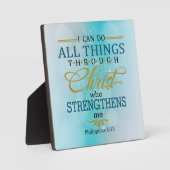 Alles durch Christus Fotoplatte (Vorderseite)