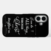 Alles durch Christus - Philipper 4:13 Case-Mate iPhone Hülle (Rückseite (Horizontal))