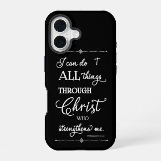 Alles durch Christus - Philipper 4:13 iPhone 16 Hülle