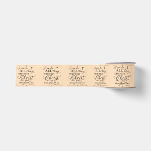 Alles durch Christus - Philipper 4:13 Ripsband