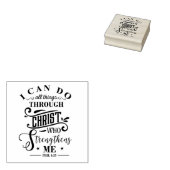 Alles durch die Briefmarke von Edelkautschuklateur Gummistempel (Stempel)