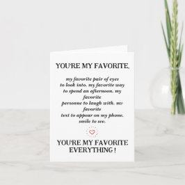 Alles: Eine Herz-Kreislauf-Karte für Jeden Anlaß Feiertagskarte