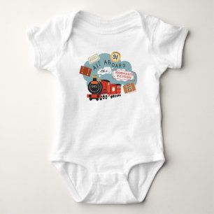 Alles einsteigen in den Hogwarts Express Baby Strampler