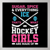 Alles Eishockey Girls Poster (Vorne)