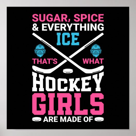 Alles Eishockey Girls Poster (Vorne)