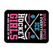 Alles Eishockey Mädchen Magnet (Horizontal)