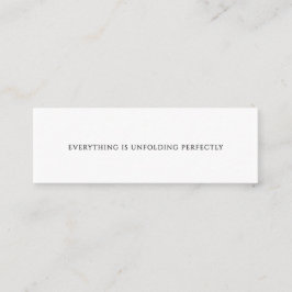 Alles entwickelt sich perfekt| Erinnerung Treuekarte