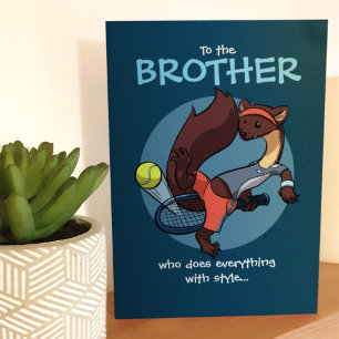 Alles Erledigt mit Style Tricky Tennis Cartoon Karte