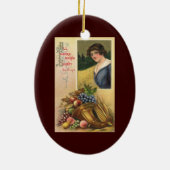 Alles Erntedank, Bounty ist dein. Keramikornament (Hinten)