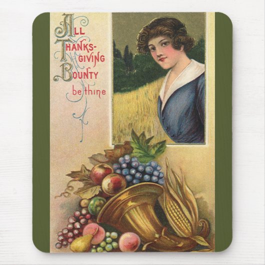 Alles Erntedank, Bounty ist dein. Mousepad (Vorne)