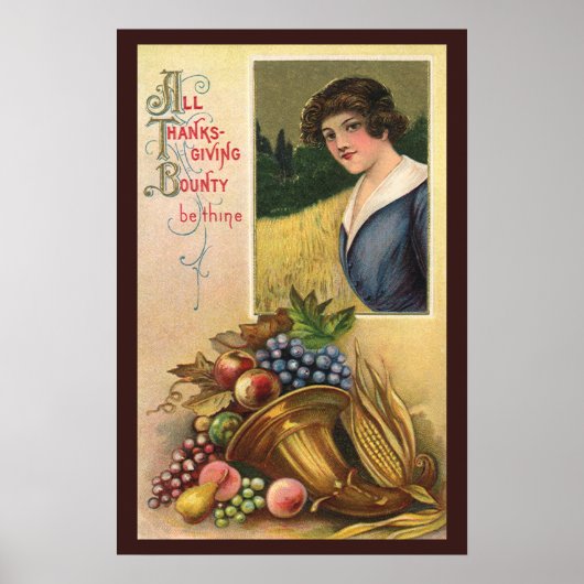 Alles Erntedank, Bounty ist dein. Poster (Vorne)