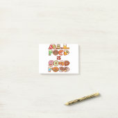 Alles Essen ist gut! Intuitive Ernährung - Körperp Post-it Klebezettel (Auf Schreibtisch)