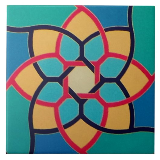 Alles fällt weg - Mitte - Keramik Tile Fliese (Vorderseite)