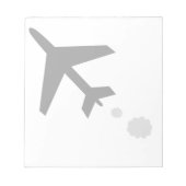 alles Flugzeug; Flugzeug Notizblock (Vorderseite)