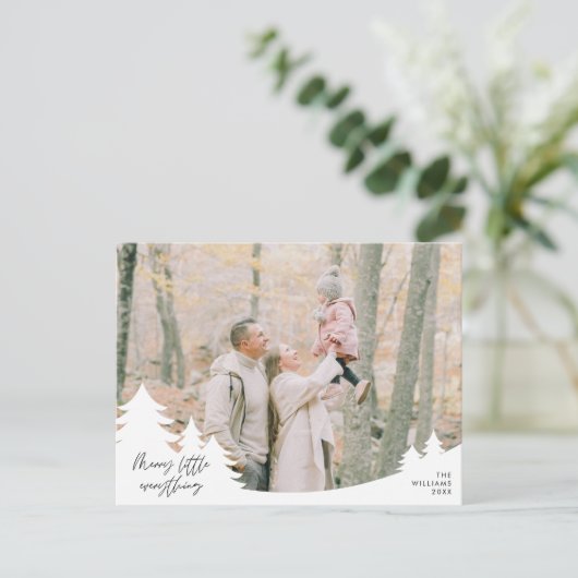 Alles, Foto, modern Postkarte (Stehend Vorderseite)