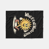 Alles funktioniert aus Retro-Gummi Schlauch Sun Mo Fleecedecke (Vorderseite (Horizontal))