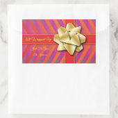 Alles für dich verpackt, Aufkleber (Tasche)