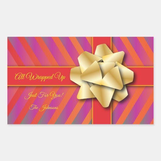 Alles für dich verpackt, Aufkleber (Vorderseite)