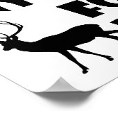 Alles für ein lustiges Jagdplakat Poster (Ecke)