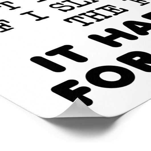 Alles für ein lustiges Poster (Ecke)