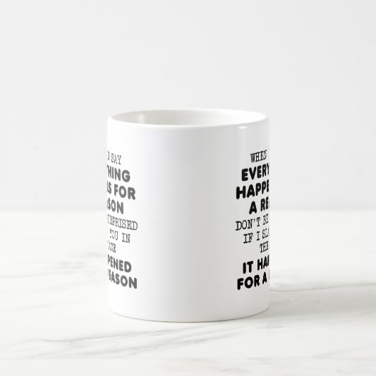 Alles für einen lustigen Mug Kaffeetasse (Mittel)