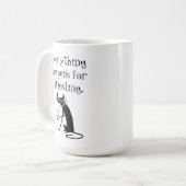 Alles für einen Riesling Wine Pun Kaffeetasse (Vorderseite Links)