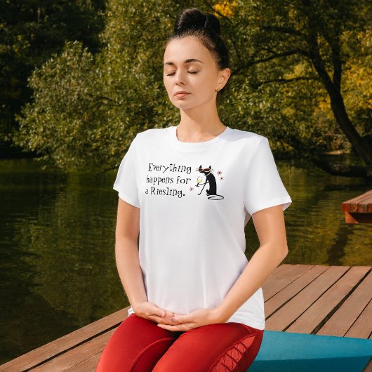 Alles für einen Riesling Wine Pun T-Shirt