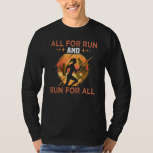 Alles für Lauf und Lauf für alle Marathonläufer T-Shirt