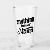 Alles für meine Mama Glas (Vorderseite)