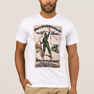 Alles Fürs Vaterland WWI Plakat T-Shirt