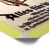 Alles Furs Vaterland WWI Poster (Grenze) (Ecke)