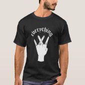 Alles Gaza-Schwarzes T-Shirt (Vorderseite)