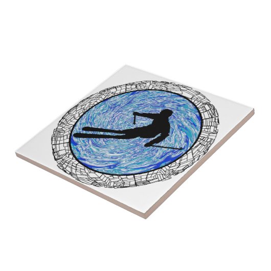 ALLES GEBIRGSskifahren Fliese (Seite)