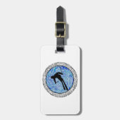 ALLES GEBIRGSskifahren Gepäckanhänger (Vorderseite vertikal)