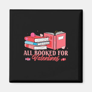 Alles gebucht für den Valentinstag Bücherwurm Bibl Magnet