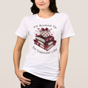 Alles gebucht für den Valentinstag Cherry Red Tri-Blend Shirt