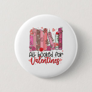 Alles gebucht für den Valentinstag-Lehrer Valentin Button