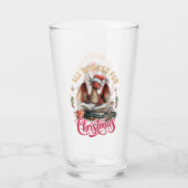 Alles gebucht für den Weihnachtsdrache Glas (Rückseite)