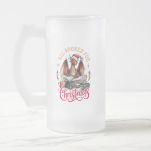Alles gebucht für den Weihnachtsdrache  Mattglas Bierglas