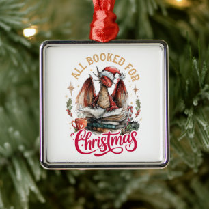 Alles gebucht für den Weihnachtsdrache  Ornament Aus Metall