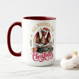 Alles gebucht für den Weihnachtsdrache  Tasse