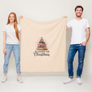 Alles gebucht für Weihnachtsbuchbaum Weihnachten L Fleecedecke