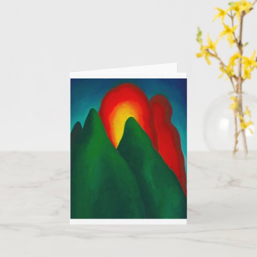 Alles, Georgia O'Keeffe Karte (Gelbe Blume)