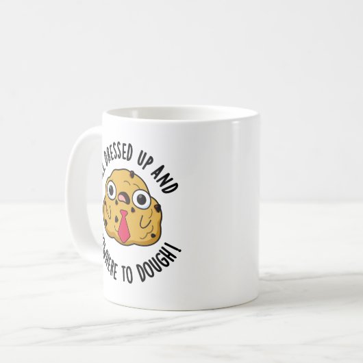 Alles gepresst und nirgends zu trocken Backpuppe Kaffeetasse (Vorderseite Links)
