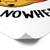 Alles gepresst und nirgends zu trocken Backpuppe Poster (Ecke)